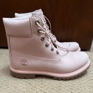 Womens Pink Timberland Boots